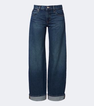 Frame Denim Low Bow wide-leg jeans