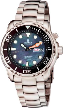 Deep Blue Pro Sea Diver II Automatic Mens Watch PSD1KMOPBLACK
