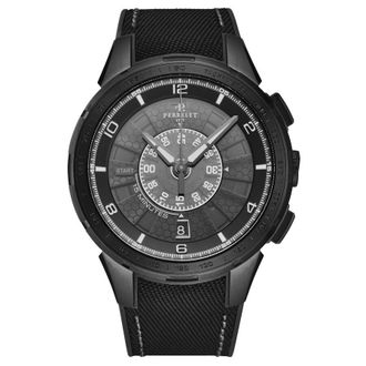 Perrelet Turbine Xl Chronograph Automatic Black Dial Mens Watch A1079/2