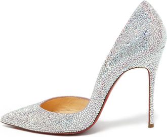 Christian Louboutin 100mm Iriza pumps - Silver