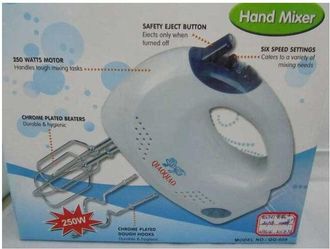 Trade Shop Trade Shop - Batidora De Varillas Superligera De 250w Y 6 Velocidades Con Doble Varilla