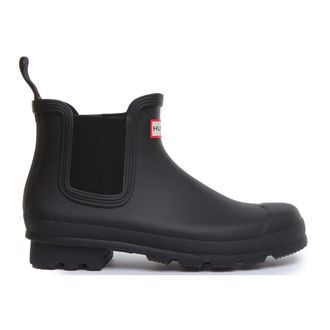 Hunter Chelsea Boots Black Waterproof Elasticated Gussets