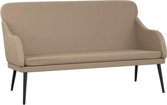 vidaXL Banco De Cuero Sint&eacute;tico Color Capuchino 110x76x80 Cm Vidaxl