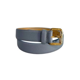 Borbonese Belts, female, Blue, Size: ONE SIZE Leather Belt