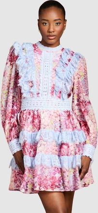 Coast Lace Mini Dress in Pink at Nordstrom, Size 14