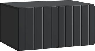 vidaXL Mueble De Tv De Pared 59,5 X 41 X 30 Cm Negro Vidaxl