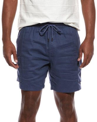 Onia Stretch Linen-Blend Cargo Short