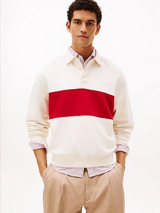 Tommy Hilfiger Colour-blocked rugbytrui