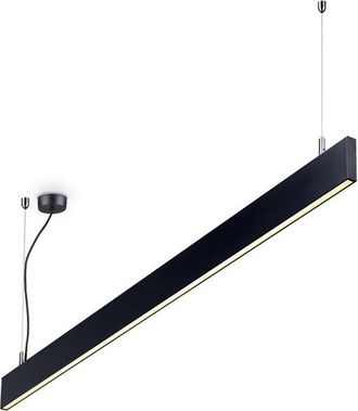 Ideal Lux Ideal Lux Decorative Linear Integrated Pendant Light Black, 4000K