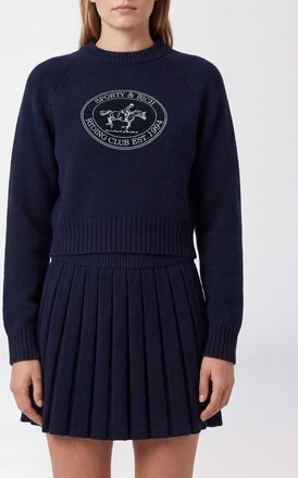 Sporty & Rich Maglia Donna colore Blue Navy