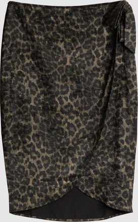 Jeanne Vouland Jupe Ramia Imprim&eacute;e Leopard Nou&eacute;e C&ocirc;t&eacute;