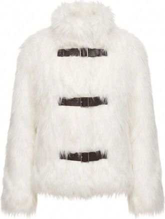 Cesare Gaspari Wolf Jacket - Jackets - Mujer - Blanco - S