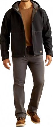 Ariat Rebar Canvas Shirt Jacket In Black