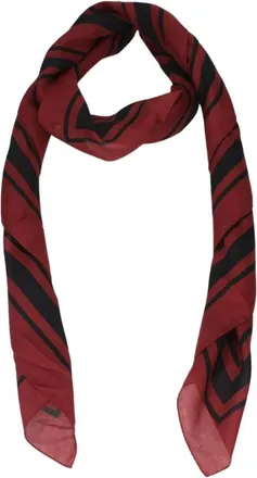 Burberry Geruite Sjaal - Dames - Accessoires - Rood - Maat: ONE Size