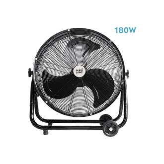 Fabrilamp Poniente Ventilatore Industriale 180w Nero 64d 3 Velocit&agrave; 67,5x75x41 Cm Orientabile