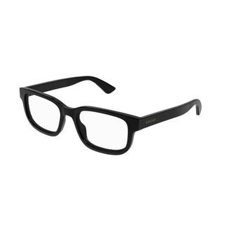 Gucci Zwarte brilmonturen - unisex - Brillen - Zwart - 50 MM - Accessoires