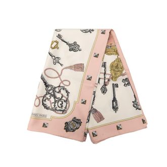 Herm&egrave;s Pre-owned Hermes Les Cles Silk Scarf 90 Ladies GNWDBQ5QY9K7WB1I