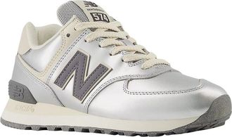 New Balance 574 Suede-Trim Sneaker