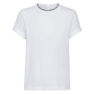 Brunello Cucinelli Contrast-trim T-shirt