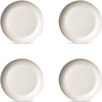 Tag Cream Brooklyn Melamine Salad Plate Set of Four Dishwasher Safe in Beige at Nordstrom