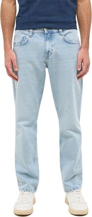 Mustang Straight-Jeans MUSTANG Herren Style Denver Straight, Herren, Gr. 33, L&auml;nge 30, blau (311 blau), Denim/Jeans, 100% Baumwolle, unifarben, straight fit, 