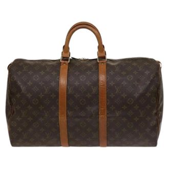 Louis Vuitton Pre-owned Weekend Bags, unisex, Brown, Size: ONE SIZE Pre-owned Keepall Bag