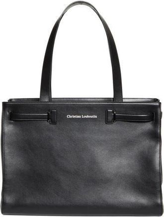 Christian Louboutin Djanis Leather East/West Tote in Black at Nordstrom
