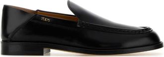 Tod's Black Leather Loafers