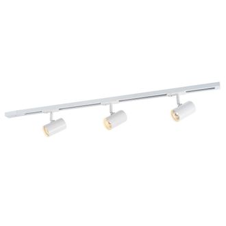 Netlighting Marvi Modern 3 Light Ceiling Spotlight Bar GU10 in White