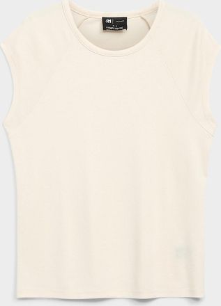 Le 31 Mens Raglan-sleeve lightweight jersey T-shirt