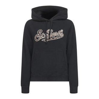 MC2 Saint Barth Dames, Sweatshirts & Hoodies, Zwart, Maat: L Katoen