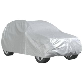 vidaXL Vidaxl - Funda De Coche Para Suv Con Correas Hebilla Peva Plateado Xl Plateado