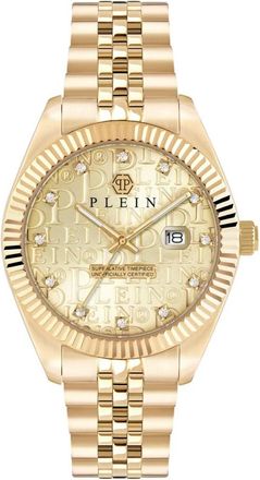 Philipp Plein Date Superlative - Heren - Horloges - Geel - ONE Size - Accessoires