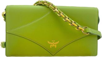 MCM Mcm Green Pouch (Pre-Owned)