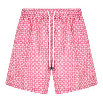 Fedeli Beachwear, male, Pink, Size: 3XL Madeira Swim Trunks
