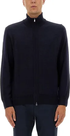 HUGO BOSS Shirt With Zip.-Uomo