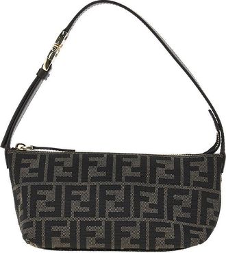 Fendi FF jacquard fabric small Vanity bag Woman One Size