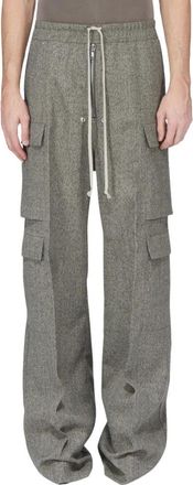 Rick Owens Pantaloni Cargobelas - - Trousers - Uomo - Grigio - L