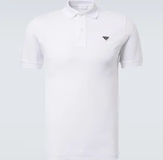 Prada Cotton piqu&eacute; polo shirt