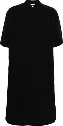 Niccolò Pasqualetti short-sleeve dress - women - Paper/Cotton - M - Black