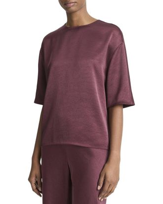 Vince Fluid Satin Blouse