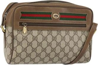 Gucci Pre-owned Cross Body Bags, female, Beige, Size: ONE SIZE Pre-owned Vintage Crossbody Bag