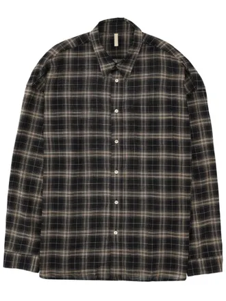 Sunflower Black Regular Check Shirt