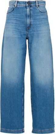 Max Mara Loose-fit Jeans - Dames - Loose Fit Jeans - Blauw - L - Katoen - Jeans