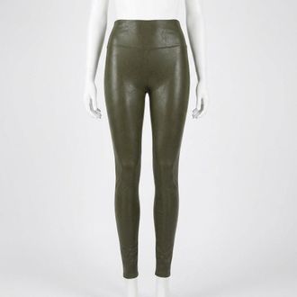 Spanx Clean Plain Compression Legging In Olive