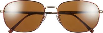 Ray-Ban 60mm Polarized Pillow Sunglasses in Brown at Nordstrom