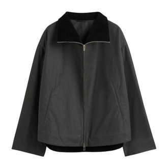 Toteme Dames, Jassen, Zwart, Maat: XS Katoen