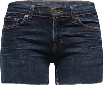 J Brand Mini Denim Shorts in Blue Cotton