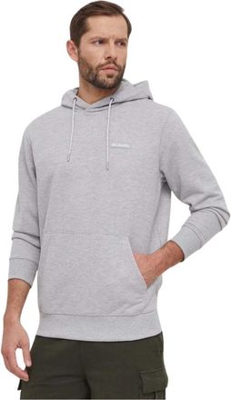 Columbia Marble Canyon Hoodie - Heren - Sportshirts - Grijs - S - Katoen - Fitness