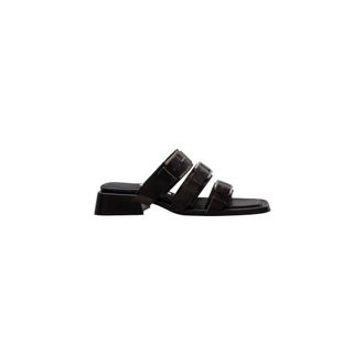 Miista Heeled Mules, female, Black, Size: 10 US Lordette Sandals